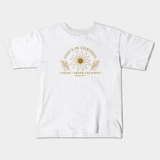 God's In Control Kids T-Shirt